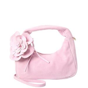 Isabella Rossetti Fluer 27 Suede Shoulder Bag, Pink